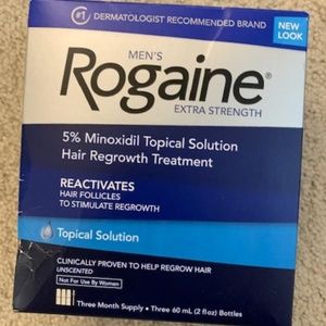 Rogaine Mens hair regrowth  3 month supply only